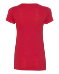 Next Level 1540 Women's Ideal V-Neck T-Shirt - Red - back