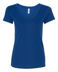 Next Level 1540 Women's Ideal V-Neck T-Shirt - Royal - flat front
