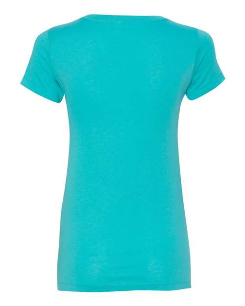 Next Level 1540 Women's Ideal V-Neck T-Shirt - Tahiti Blue - back