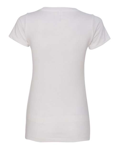 Next Level 1540 Women's Ideal V-Neck T-Shirt - White - back