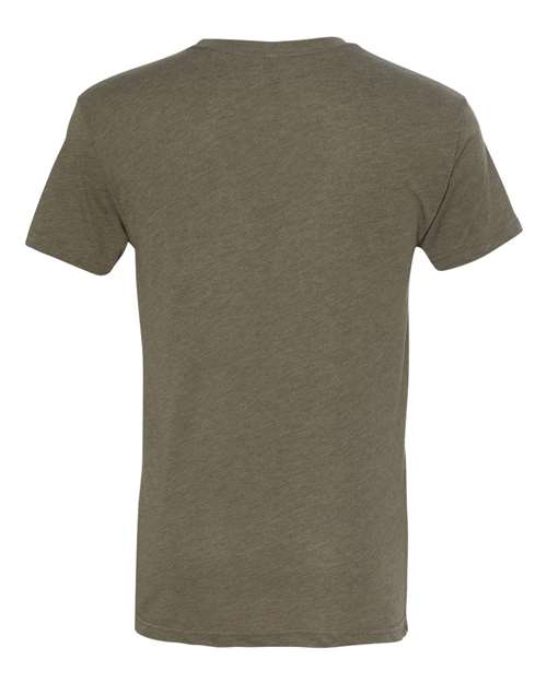 Next Level 6010 Triblend T-Shirt - Military Green - back