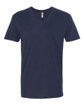 Next Level 3200 Unisex Cotton V-Neck T-Shirt - Midnight Navy - front