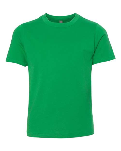 Next Level 3310 Youth Cotton T-Shirt - Kelly Green - front