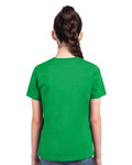 Next Level 3310 Youth Cotton T-Shirt - Kelly Green - model back