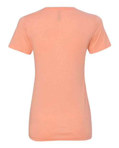 Next Level 6710 Women’s Triblend T-Shirt - Vintage Light Orange - back