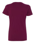 Next Level 3900 Women’s Cotton T-Shirt - Maroon - back
