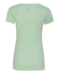Next Level 6640 Women’s CVC Deep V-Neck T-Shirt - Mint - back