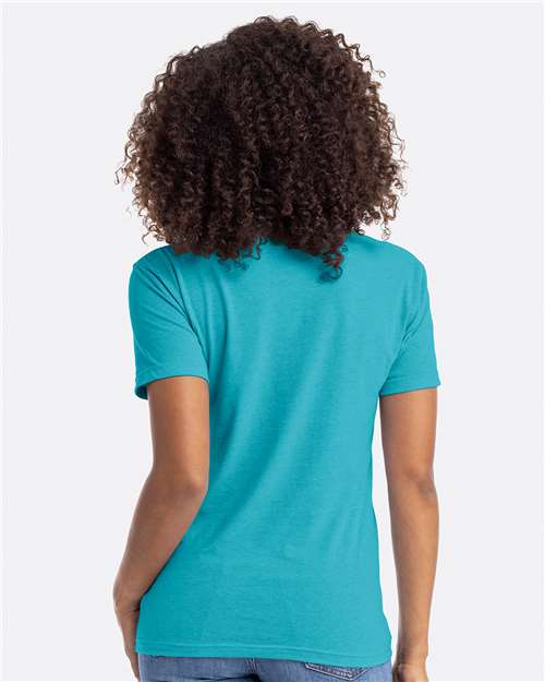 Next Level 6210 CVC T-Shirt - Bondi Blue - model back