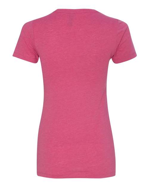 Next Level 6610 Women’s CVC T-Shirt - Raspberry - back