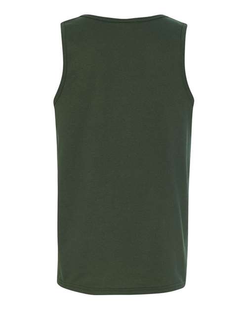 Gildan 5200 Unisex Heavy Cotton Tank Top - Forest Green - back