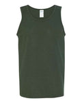 Gildan 5200 Unisex Heavy Cotton Tank Top - Forest Green - front