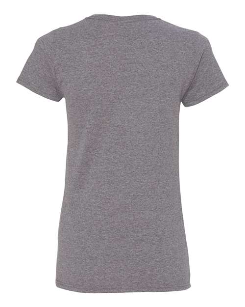 Gildan 5000L Women's Heavy Cotton T-Shirt - Graphite Heather - back