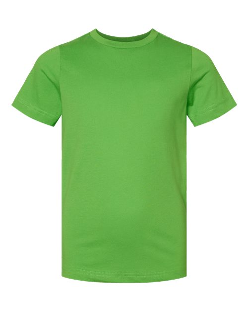 LAT 6101 Youth Fine Jersey Tee - Apple - front