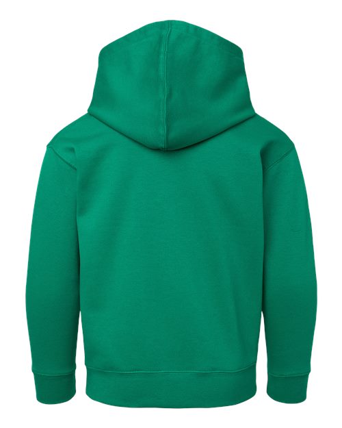 LAT 2296 Youth Hoodie Sweatshirt - Kelly - back