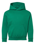 LAT 2296 Youth Hoodie Sweatshirt - Kelly - front