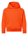 LAT 2296 Youth Hoodie Sweatshirt - Orange - front