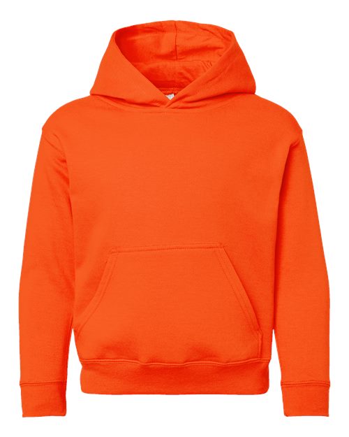LAT 2296 Youth Hoodie Sweatshirt - Orange - front