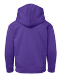 LAT 2296 Youth Hoodie Sweatshirt - Purple - back