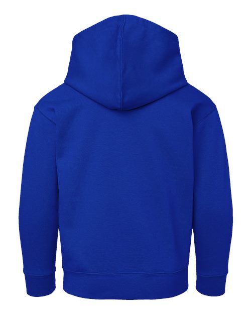 LAT 2296 Youth Hoodie Sweatshirt - Royal - back