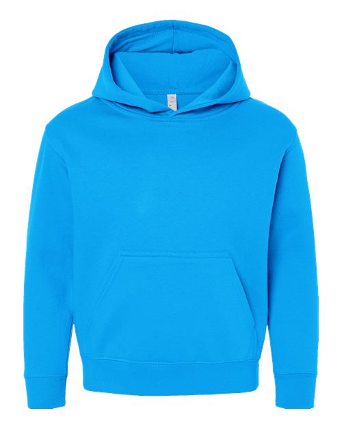 LAT 2296 Youth Hoodie Sweatshirt - Turquoise - front