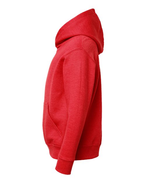 LAT 2296 Youth Hoodie Sweatshirt - Vintage Red - side