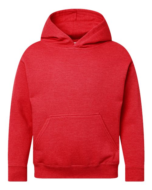 LAT 2296 Youth Hoodie Sweatshirt - Vintage Red - front