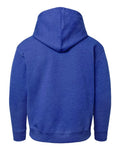 LAT 2296 Youth Hoodie Sweatshirt - Vintage Royal - back