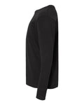 LAT 6201 Youth Fine Jersey Long Sleeve Tee - Black - side