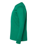 LAT 6201 Youth Fine Jersey Long Sleeve Tee - Kelly - side