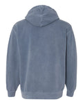 Comfort Colors 1567 Garment-Dyed Hooded Sweatshirt - Blue Jean - back