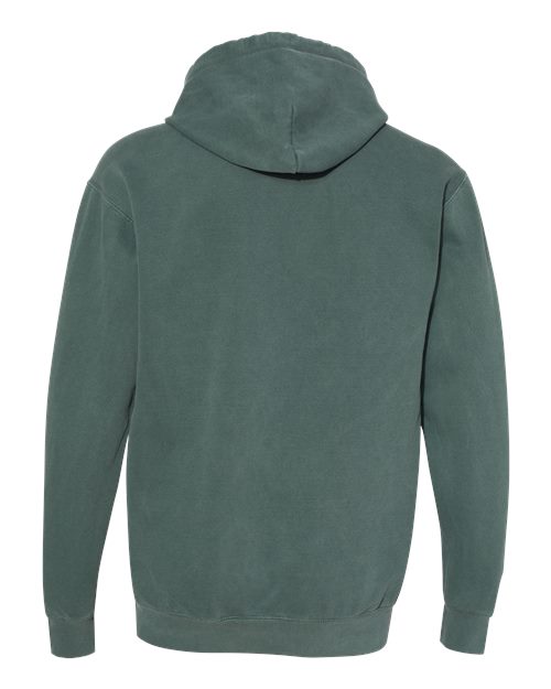 Comfort Colors 1567 Garment-Dyed Hooded Sweatshirt - Blue Spruce - back