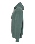 Comfort Colors 1567 Garment-Dyed Hooded Sweatshirt - Blue Spruce - side