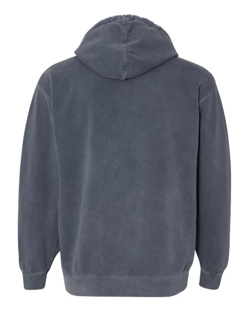 Comfort Colors 1567 Garment-Dyed Hooded Sweatshirt - Denim - back