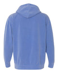 Comfort Colors 1567 Garment-Dyed Hooded Sweatshirt - Flo Blue - back