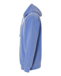 Comfort Colors 1567 Garment-Dyed Hooded Sweatshirt - Flo Blue - side