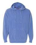 Comfort Colors 1567 Garment-Dyed Hooded Sweatshirt - Flo Blue - front