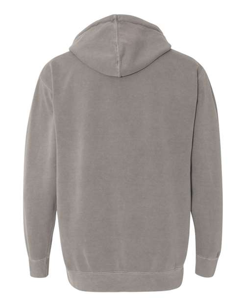 Comfort Colors 1567 Garment-Dyed Hooded Sweatshirt - Grey - back