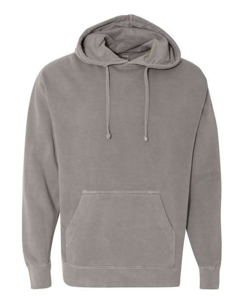Comfort Colors 1567 Garment-Dyed Hooded Sweatshirt - Grey - front