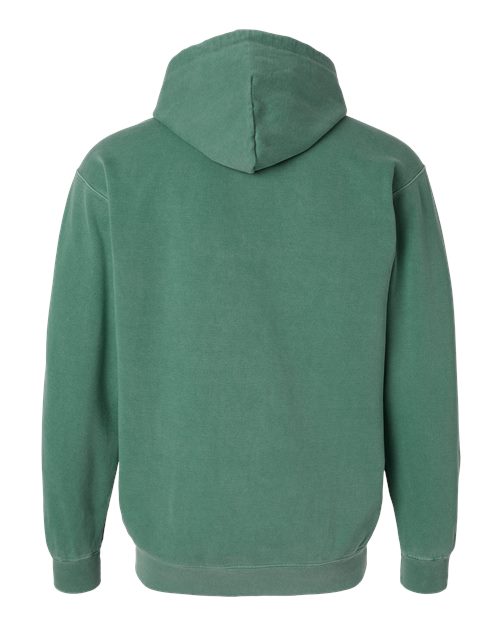 Comfort Colors 1567 Garment-Dyed Hooded Sweatshirt - Light Green - back