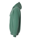 Comfort Colors 1567 Garment-Dyed Hooded Sweatshirt - Light Green - side