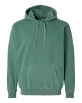 Comfort Colors 1567 Garment-Dyed Hooded Sweatshirt - Light Green - flat front