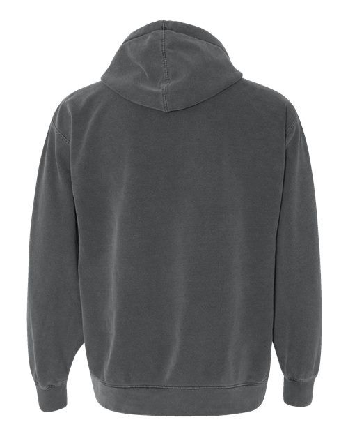 Comfort Colors 1567 Garment-Dyed Hooded Sweatshirt - Pepper - back