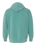 Comfort Colors 1567 Garment-Dyed Hooded Sweatshirt - Seafoam - back
