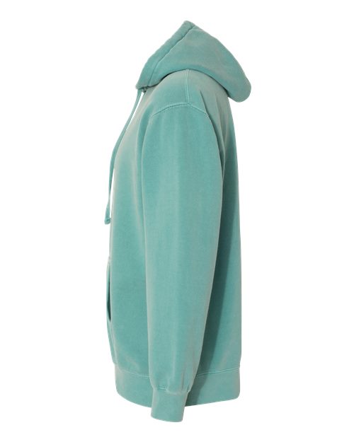 Comfort Colors 1567 Garment-Dyed Hooded Sweatshirt - Seafoam - side