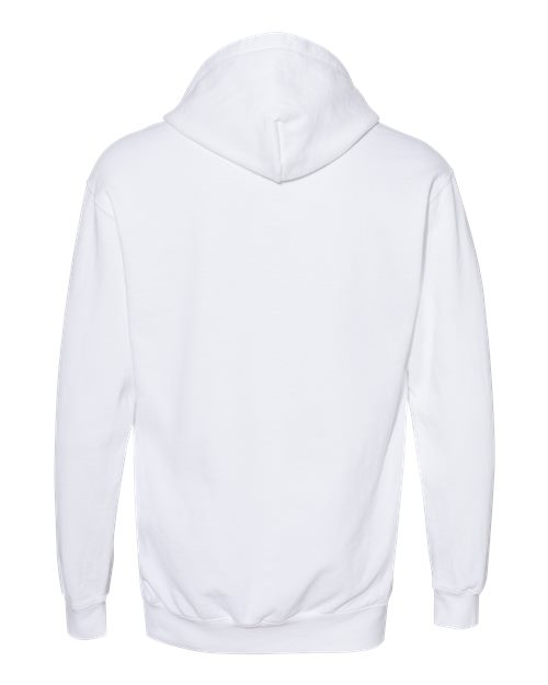 Comfort Colors 1567 Garment-Dyed Hooded Sweatshirt - White - back