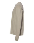 Comfort Colors 6014 Garment-Dyed Heavyweight Long Sleeve T-Shirt - Sandstone - side