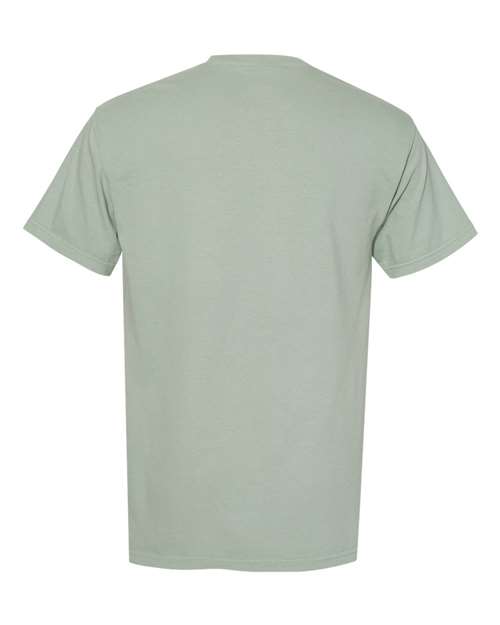 Comfort Colors 6030 Unisex Garment-Dyed Heavyweight Pocket T-Shirt - Bay - back