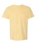 Comfort Colors 6030 Unisex Garment-Dyed Heavyweight Pocket T-Shirt - Butter - front
