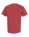 Comfort Colors 6030 Unisex Garment-Dyed Heavyweight Pocket T-Shirt - Chili - back