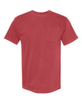 Comfort Colors 6030 Unisex Garment-Dyed Heavyweight Pocket T-Shirt - Chili - front